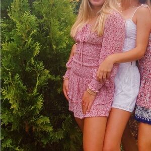 Princess Polly Pink Smocked Sundress